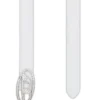 b-1dr strass 20 1.9cm slim leather belt with crystal buckle