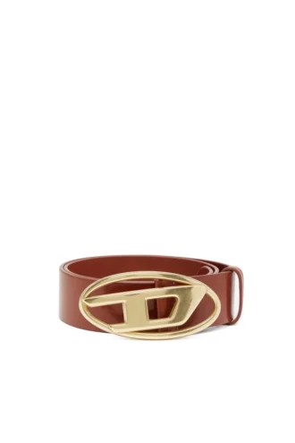 b-1dr w 4 cm leather belt with Oval D buckle b-1dr w 4 cm leather belt with Oval D buckle