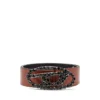 b-1dr w-crown 4 cm pull-up leather belt with jewel buckle b-1dr w-crown 4 cm pull-up leather belt with jewel buckle