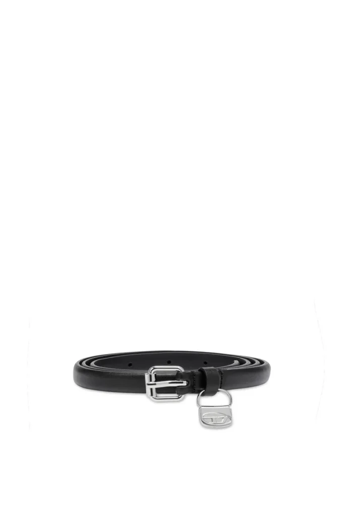 b-charm hip 1.4cm slim leather belt with 1DR bag charm b-charm hip 1.4cm slim leather belt with 1DR bag charm