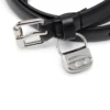 b-charm hip 1.4cm slim leather belt with 1DR bag charm b-charm hip 1.4cm slim leather belt with 1DR bag charm