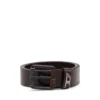 b-dave ii 3.5cm shiny leather belt with logo loop