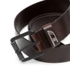 b-dave ii 3.5cm shiny leather belt with logo loop