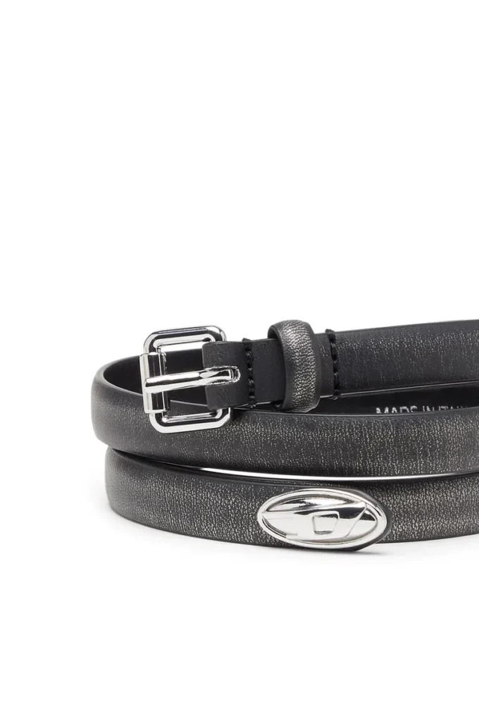 b-dd-tip 1.4cm belt with slim buckle b-dd-tip 1.4cm belt with slim buckle