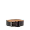 b-flag 4cm Leather belt with fifth pocket logo flag b-flag 4cm Leather belt with fifth pocket logo flag