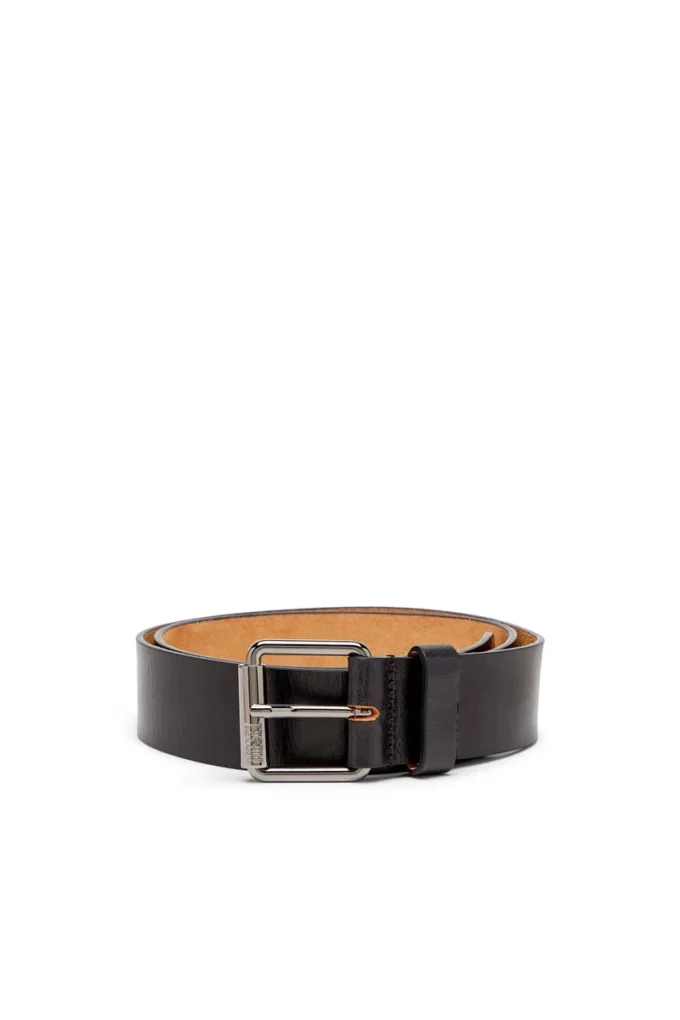 b-flag 4cm Leather belt with fifth pocket logo flag b-flag 4cm Leather belt with fifth pocket logo flag