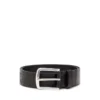 b-flag-d embossed 4 cm leather belt with engraved logo b-flag-d embossed 4 cm leather belt with engraved logo