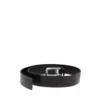 b-flag-d embossed 4 cm leather belt with engraved logo b-flag-d embossed 4 cm leather belt with engraved logo