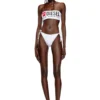 bfb-bryna Bandeau bikini top with maxi logo bfb-bryna Bandeau bikini top with maxi logo