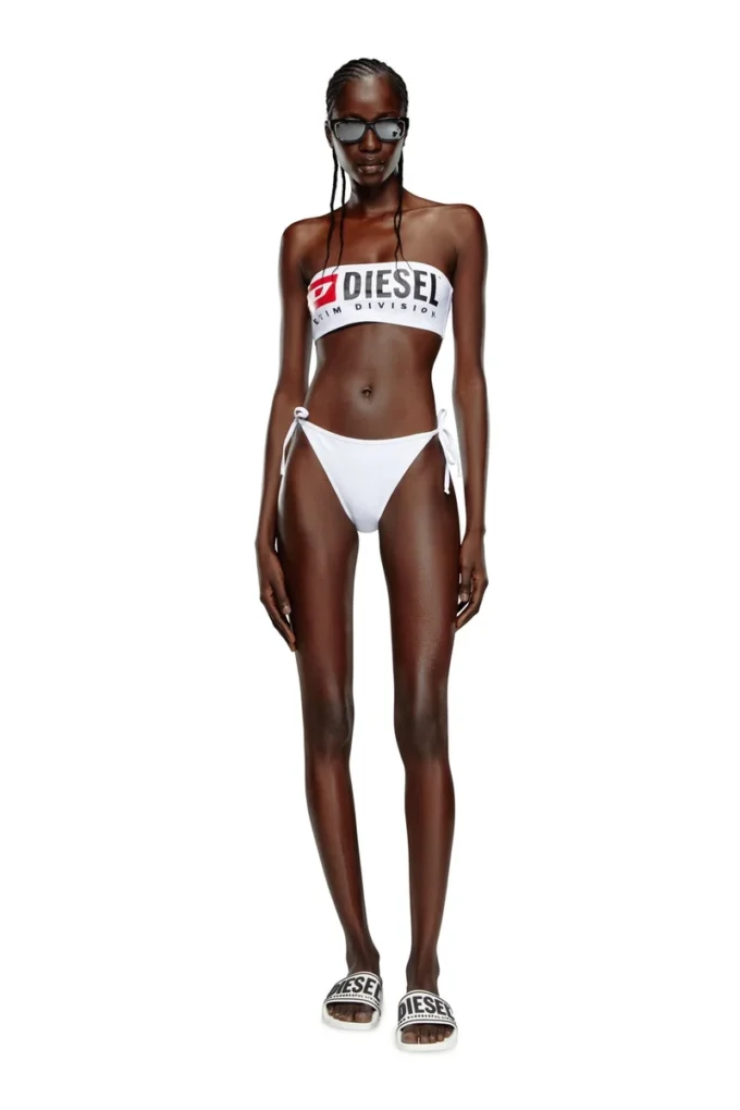 bfb-bryna Bandeau bikini top with maxi logo bfb-bryna Bandeau bikini top with maxi logo