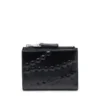 bi-fold zip ii Leather wallet with embossed chain motif bi-fold zip ii Leather wallet with embossed chain motif
