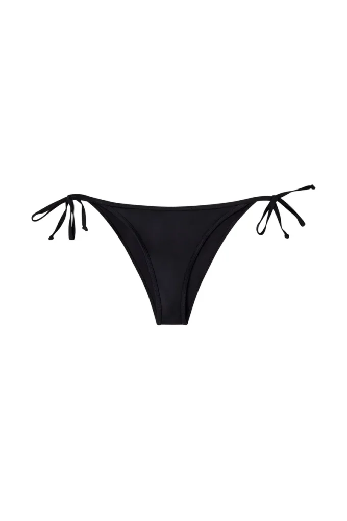 brazilian-d-core Tie-side bikini bottoms with logo back brazilian-d-core Tie-side bikini bottoms with logo back