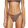 bunchy-utlt Camo bikini bottoms with cut-out logo bunchy-utlt Camo bikini bottoms with cut-out logo