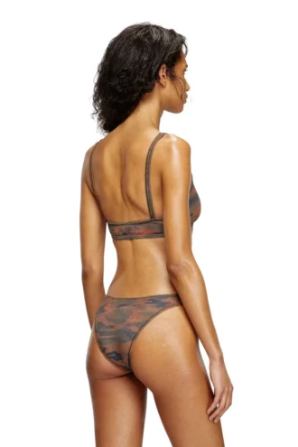 bunchy-utlt Camo bikini bottoms with cut-out logo