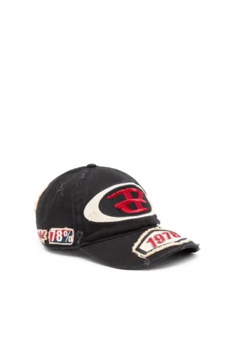 c-braff Baseball cap with embroidered patches