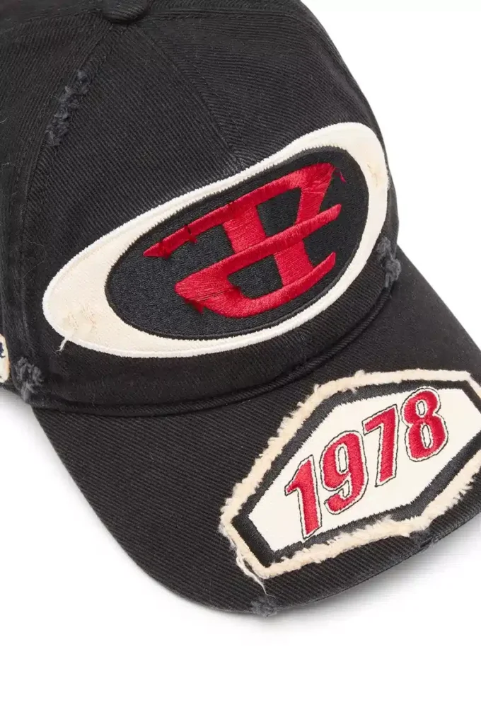 c-braff Baseball cap with embroidered patches c-braff Baseball cap with embroidered patches