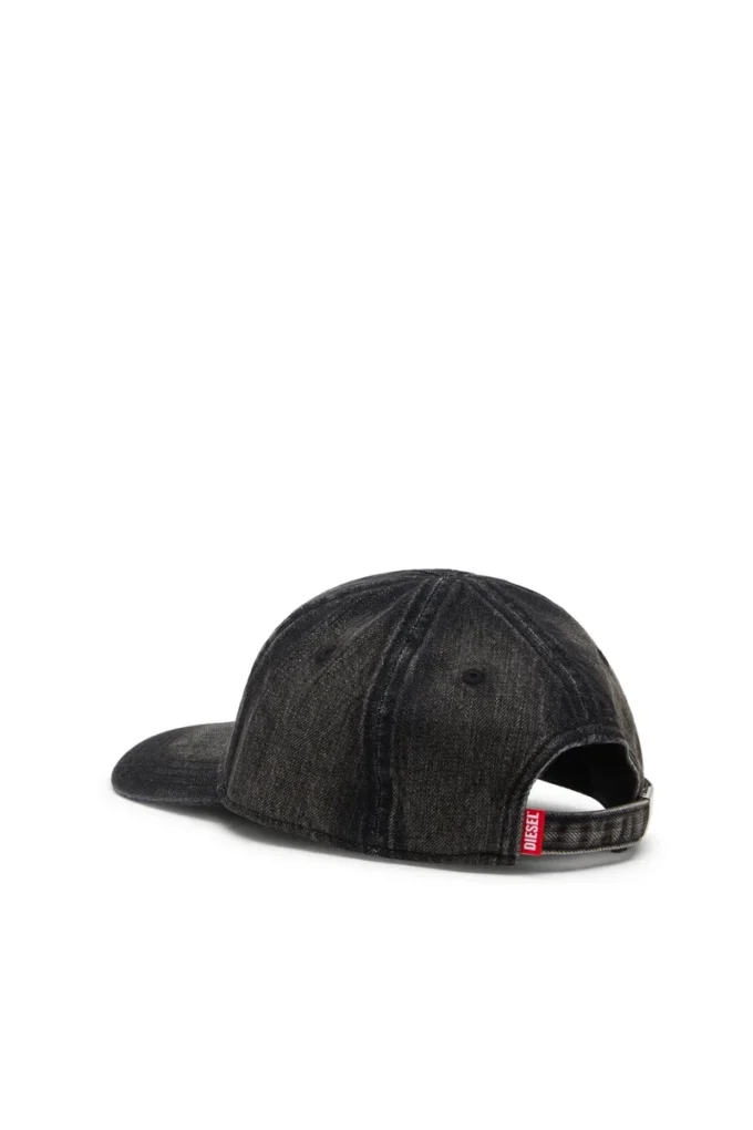 c-enic Denim cap with frayed details and embroidered logo c-enic Denim cap with frayed details and embroidered logo