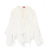 c-lassy Flounce blouse in crinkled muslin c-lassy Flounce blouse in crinkled muslin