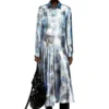 c-ronor-s2 Metallic shirt with blurred roses print