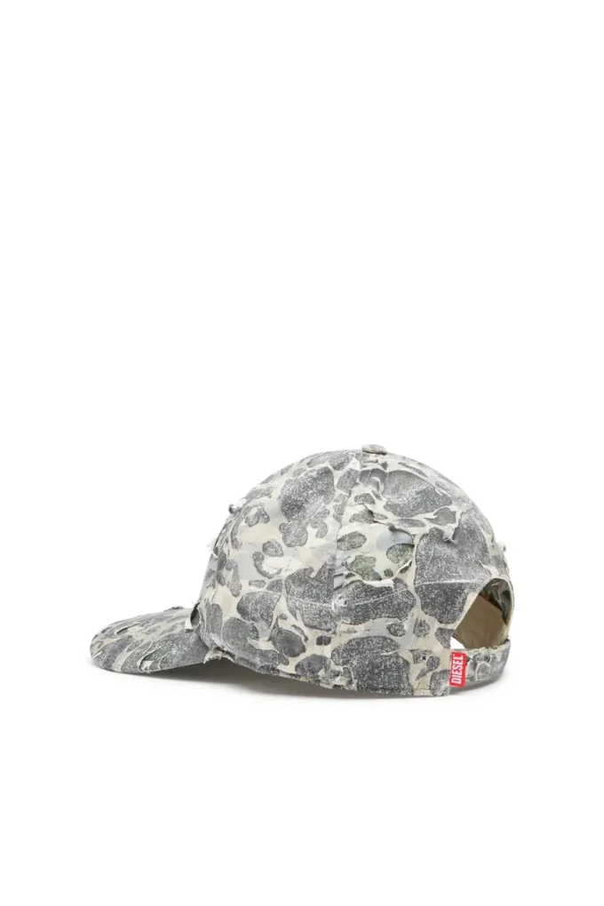 c-steven Camo baseball cap with destroyed finish c-steven Camo baseball cap with destroyed finish