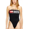 cecilia-d-core Strapless swimsuit with Diesel Denim Division logo cecilia-d-core Strapless swimsuit with Diesel Denim Division logo