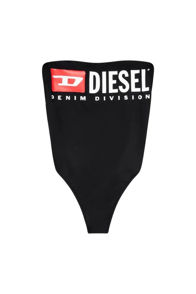 cecilia-d-core Strapless swimsuit with Diesel Denim Division logo cecilia-d-core Strapless swimsuit with Diesel Denim Division logo
