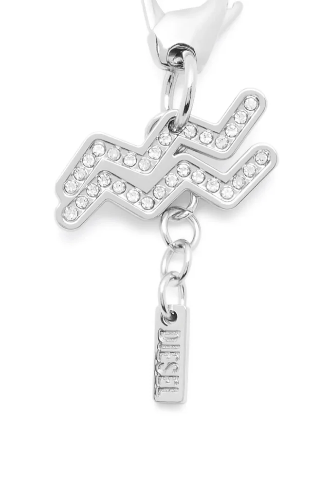 charm acquarius Metal Aquarius charm with rhinestones charm acquarius Metal Aquarius charm with rhinestones