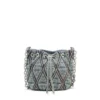 charm-d bucket s Charm-D S-Mini bucket bag in argyle quilted denim charm-d bucket s Charm-D S-Mini bucket bag in argyle quilted denim