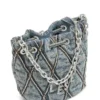 charm-d bucket s Charm-D S-Mini bucket bag in argyle quilted denim charm-d bucket s Charm-D S-Mini bucket bag in argyle quilted denim