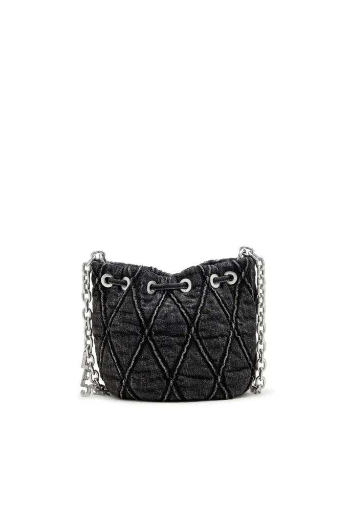 charm-d bucket s Charm-D S-Mini bucket bag in treated quilted denim charm-d bucket s Charm-D S-Mini bucket bag in treated quilted denim