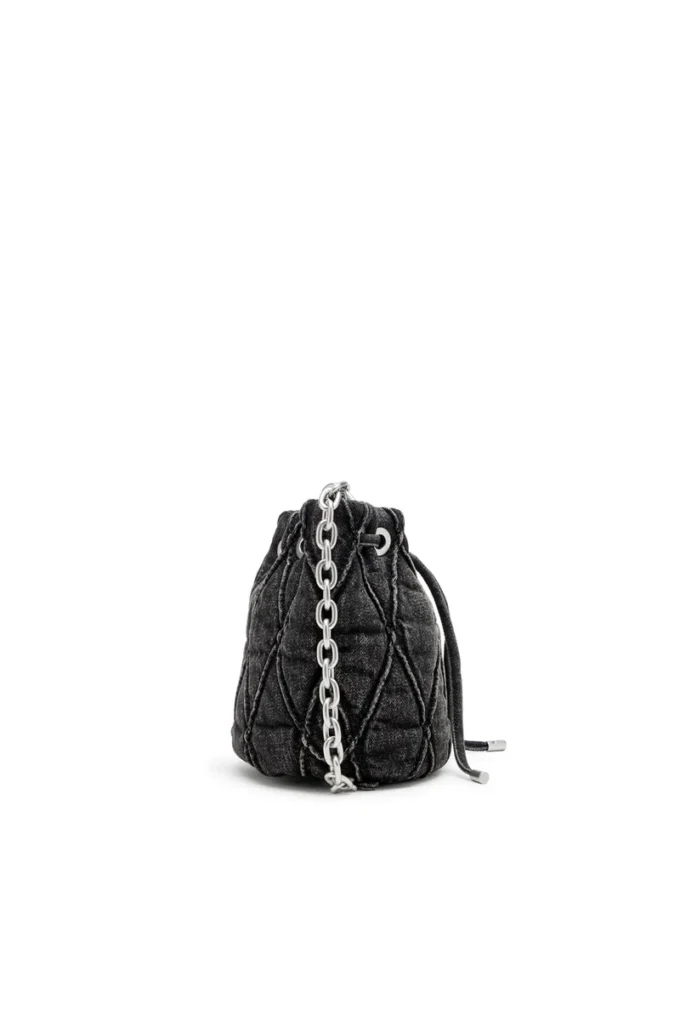 charm-d bucket s Charm-D S-Mini bucket bag in treated quilted denim charm-d bucket s Charm-D S-Mini bucket bag in treated quilted denim