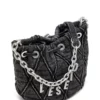 charm-d bucket s Charm-D S-Mini bucket bag in treated quilted denim charm-d bucket s Charm-D S-Mini bucket bag in treated quilted denim
