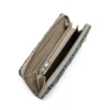 charm-d continental zip l Zip wallet in Argyle quilted denim charm-d continental zip l Zip wallet in Argyle quilted denim