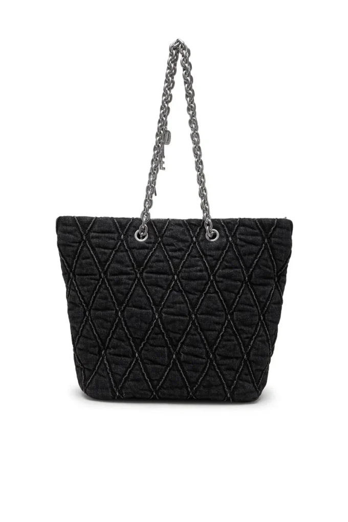 charm-d shopper m Charm-D-Tote bag in quilted denim charm-d shopper m Charm-D-Tote bag in quilted denim
