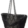 charm-d shopper m Charm-D-Tote bag in quilted denim charm-d shopper m Charm-D-Tote bag in quilted denim