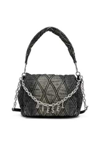 charm-d shoulder m Charm-D M-Shoulder bag in quilted denim