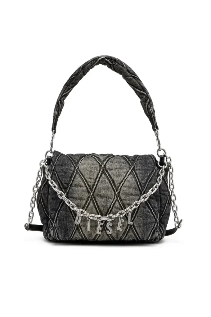 charm-d shoulder m Charm-D M-Shoulder bag in quilted denim charm-d shoulder m Charm-D M-Shoulder bag in quilted denim