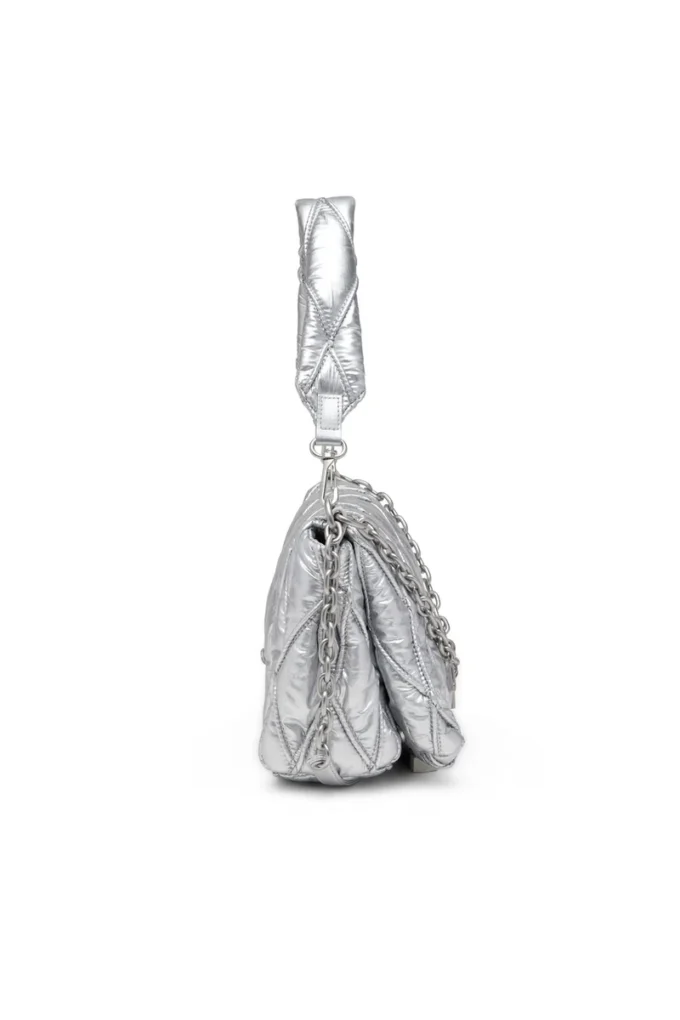charm-d shoulder m Charm-D M-Shoulder bag in quilted metallic nylon charm-d shoulder m Charm-D M-Shoulder bag in quilted metallic nylon