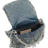charm-d shoulder s Charm-D S-Small handbag in quilted denim charm-d shoulder s Charm-D S-Small handbag in quilted denim