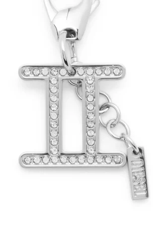 charm gemini Metal Gemini charm with rhinestones