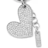 charm-heart Metal heart charm with rhinestones charm-heart Metal heart charm with rhinestones