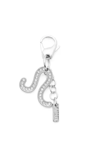 charm leo Metal Leo charm with rhinestones