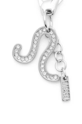 charm leo Metal Leo charm with rhinestones