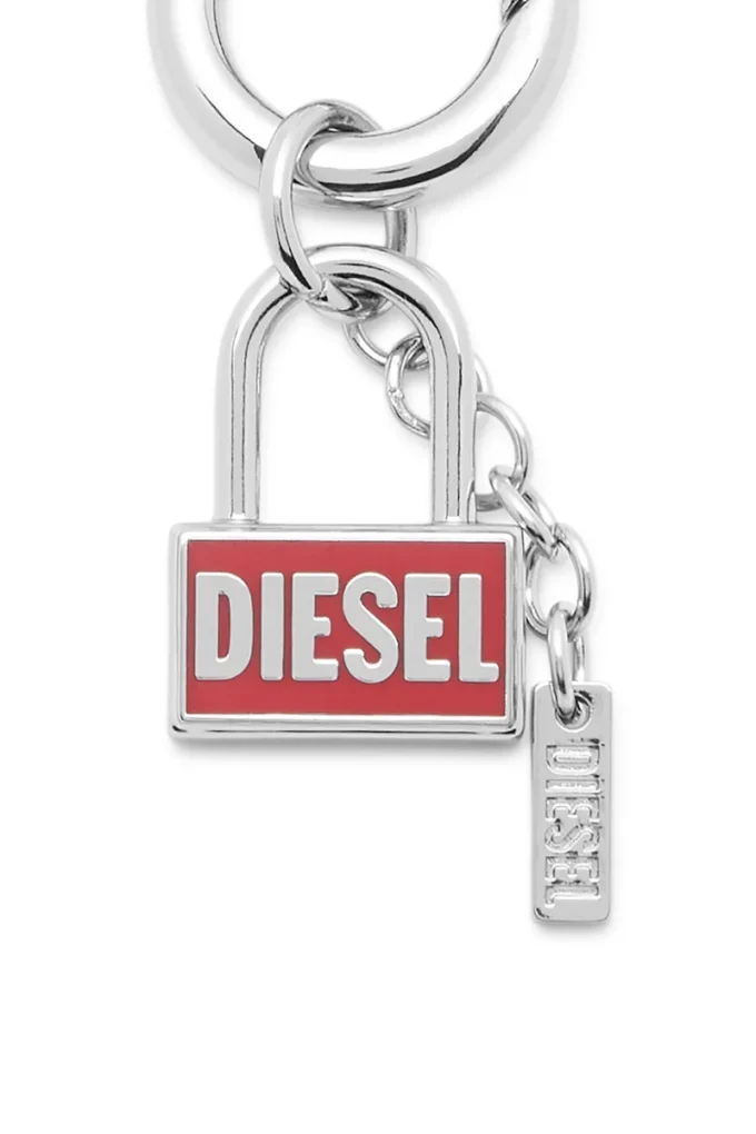 charm-lock Metal keyring charm with padlock design charm-lock Metal keyring charm with padlock design