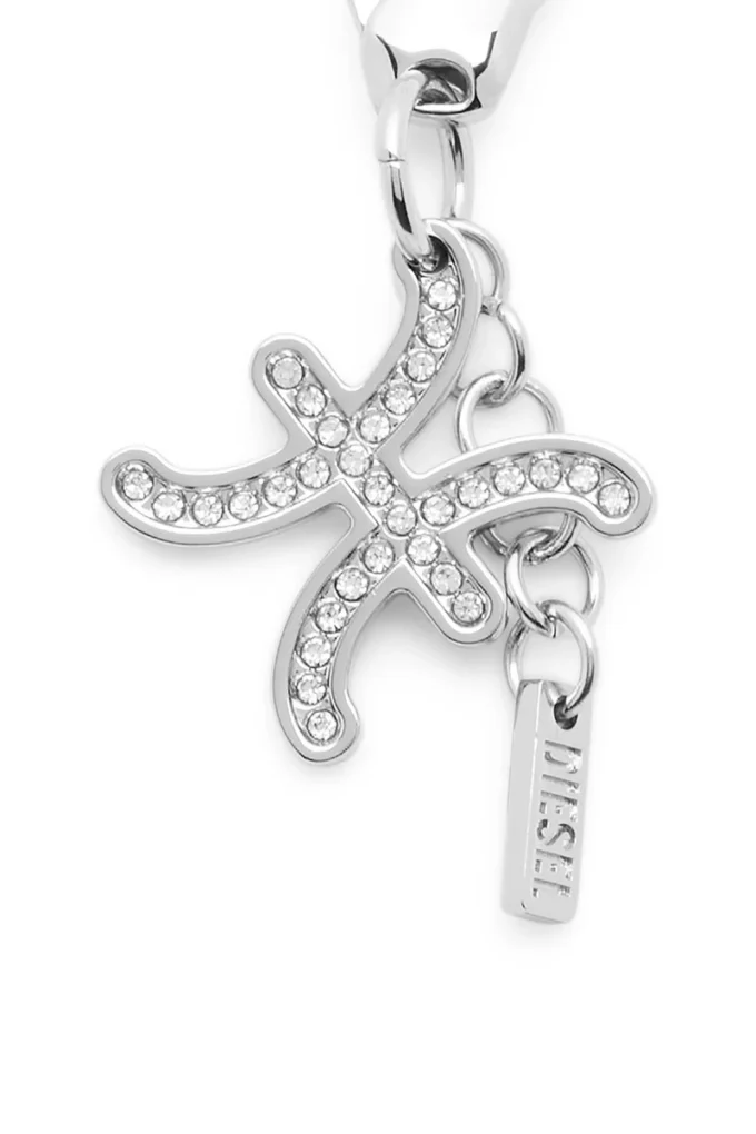 charm pisces Metal Pisces charm with rhinestones charm pisces Metal Pisces charm with rhinestones