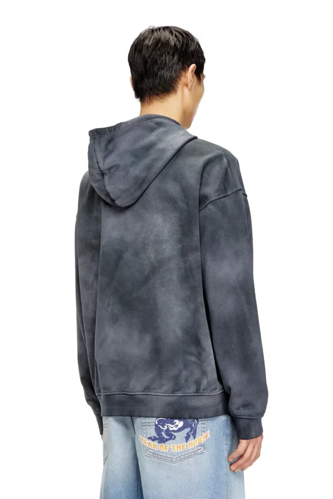 cl-s-boxt-hood-horse Hoodie tie-dye with horse graphic print cl-s-boxt-hood-horse Hoodie tie-dye with horse graphic print