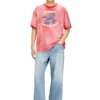 cl-t-boxt-horse Cotton T-shirt with horse graphic print