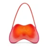 coconut bl_m bag Double-D-Glossy shoulder bag with lotus print coconut bl_m bag Double-D-Glossy shoulder bag with lotus print