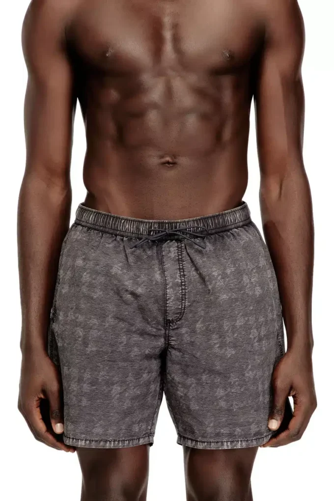 conor-43-dnm Swim shorts with faded houndstooth pattern