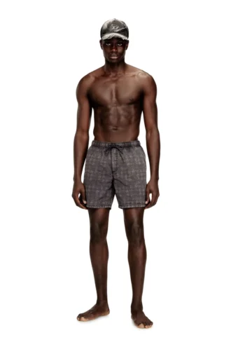 conor-43-dnm Swim shorts with faded houndstooth pattern